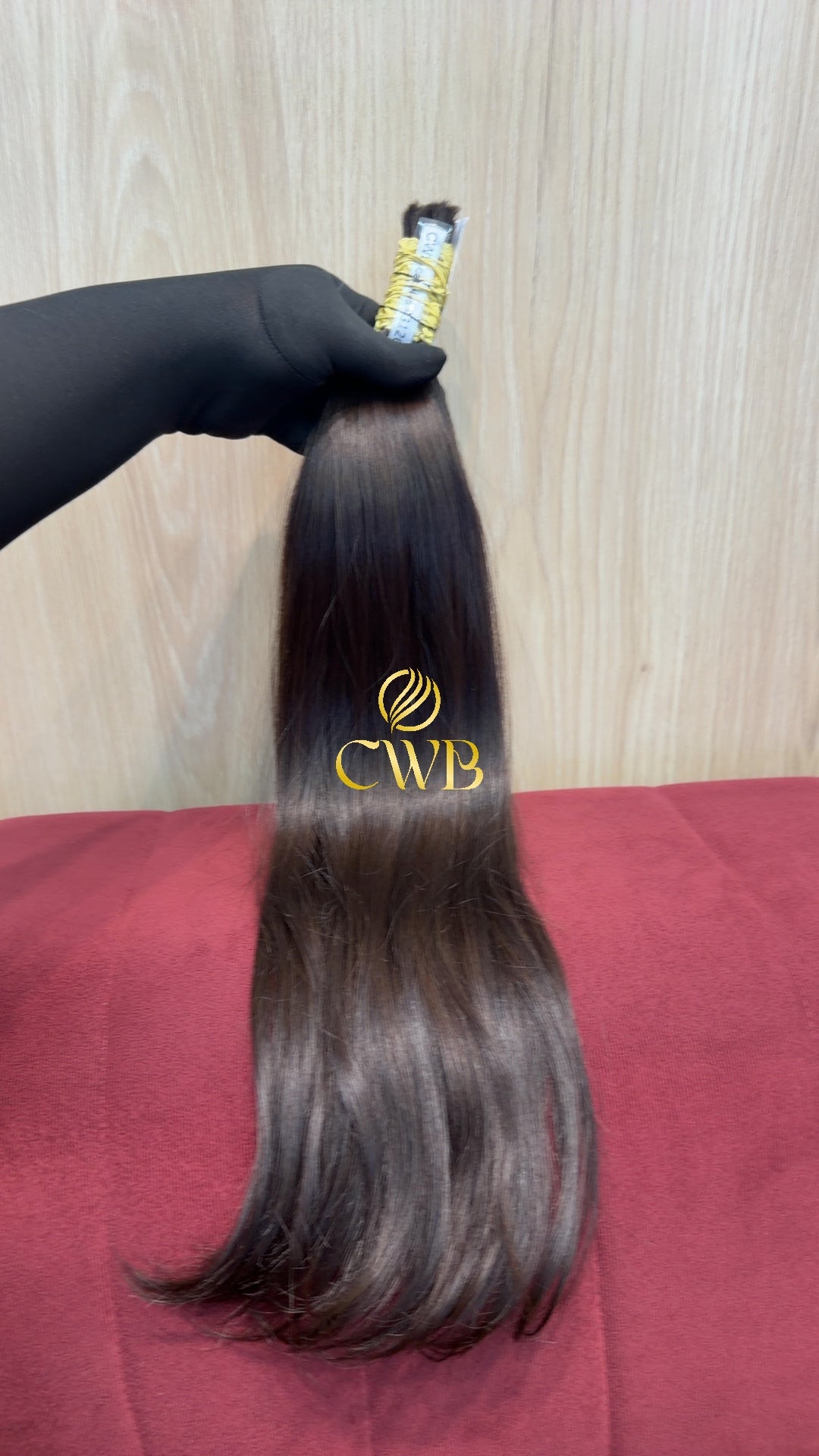 Cabelo Castanho Claro 57cm 117g Brasileiro do Sul