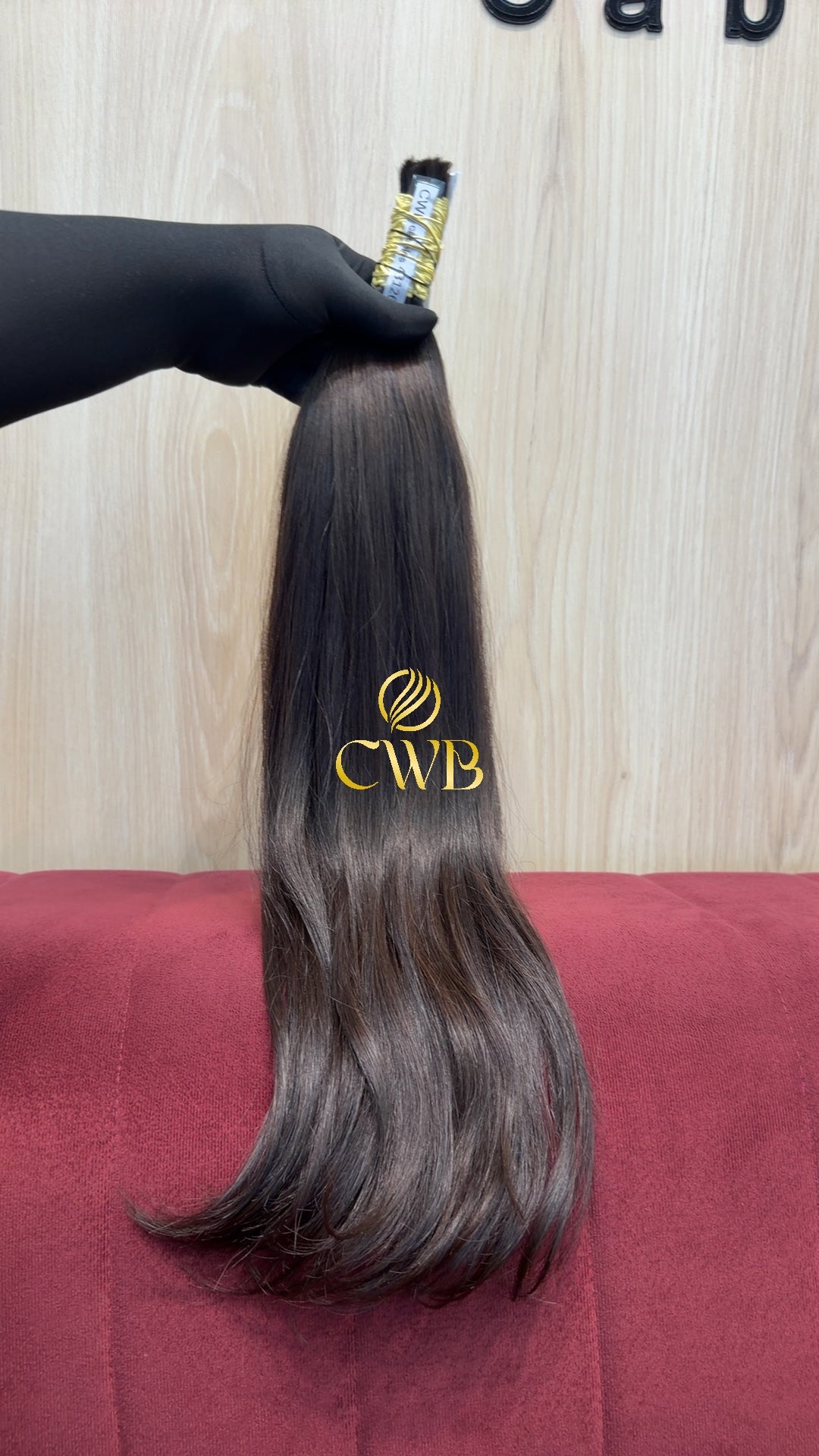 Cabelo Castanho Claro 57cm 117g Brasileiro do Sul