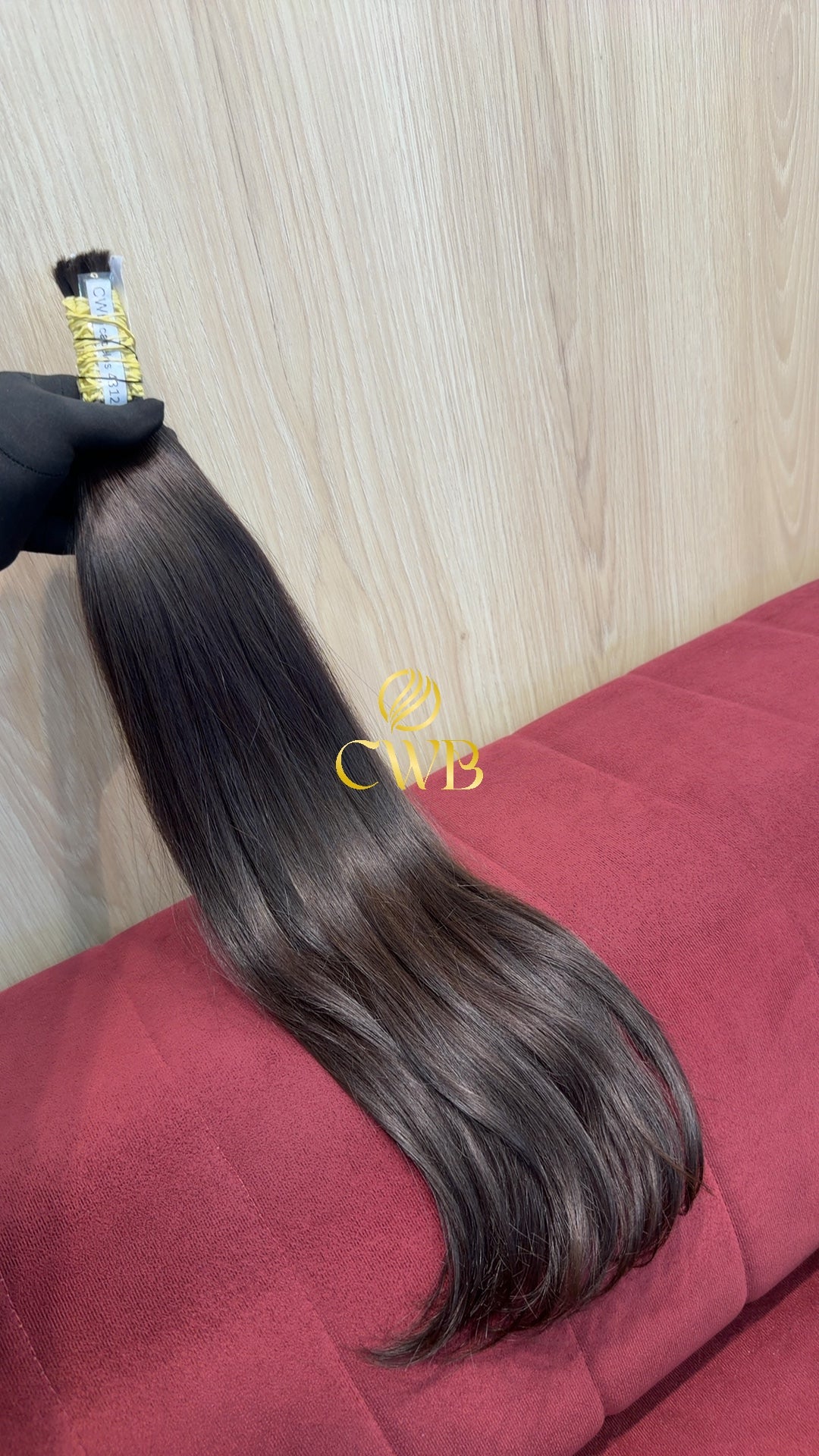 Cabelo Castanho Claro 57cm 117g Brasileiro do Sul