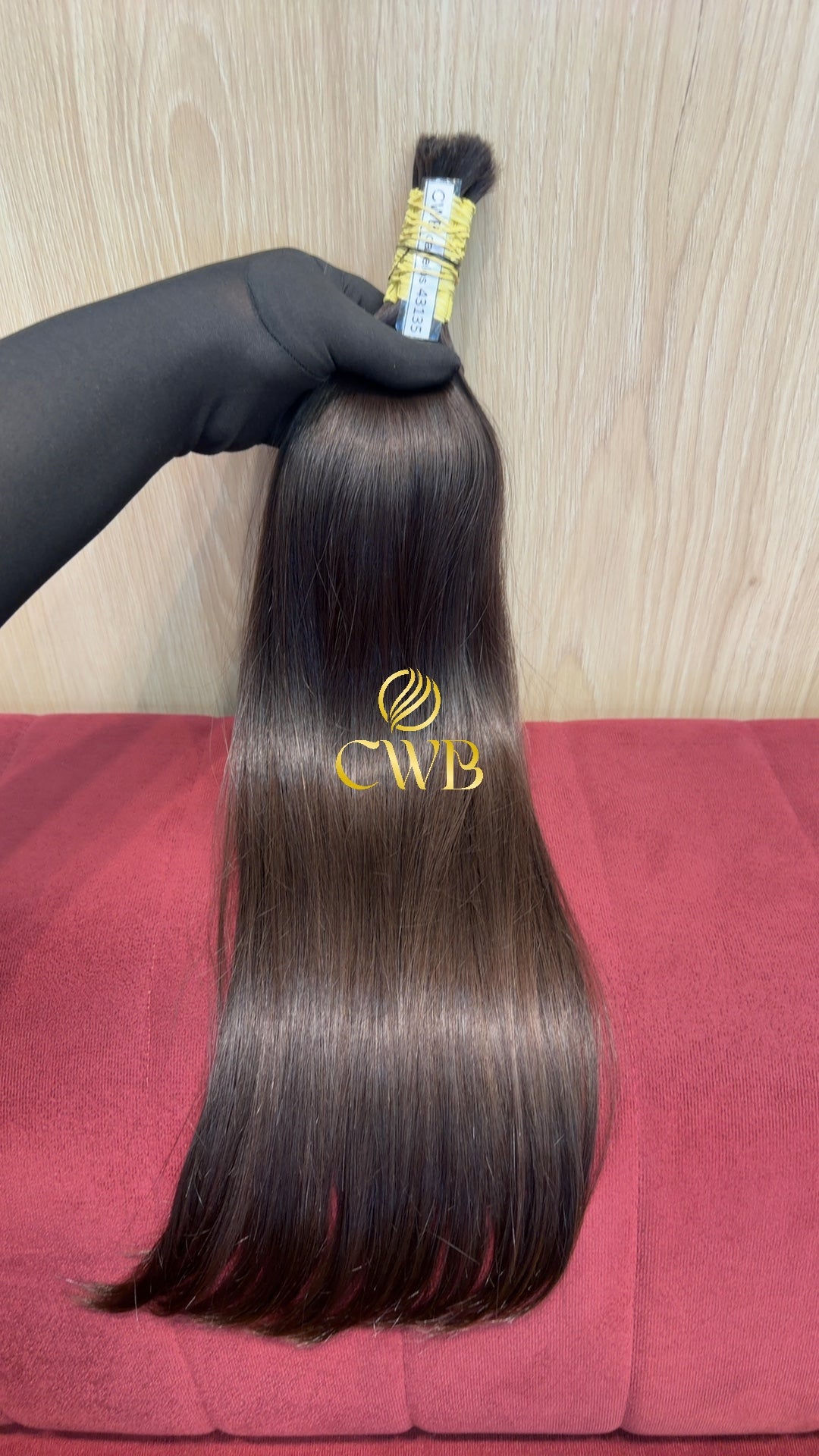 Cabelo Castanho Claro 57cm 132g Brasileiro do Sul