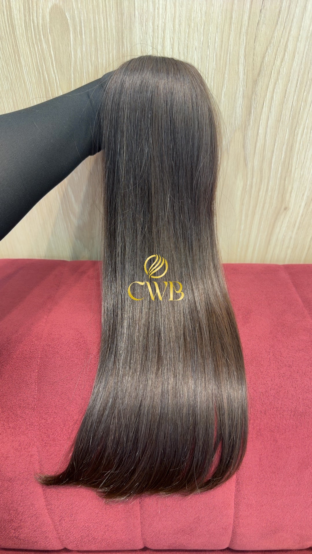 Cabelo Castanho Claro 57cm 132g Brasileiro do Sul