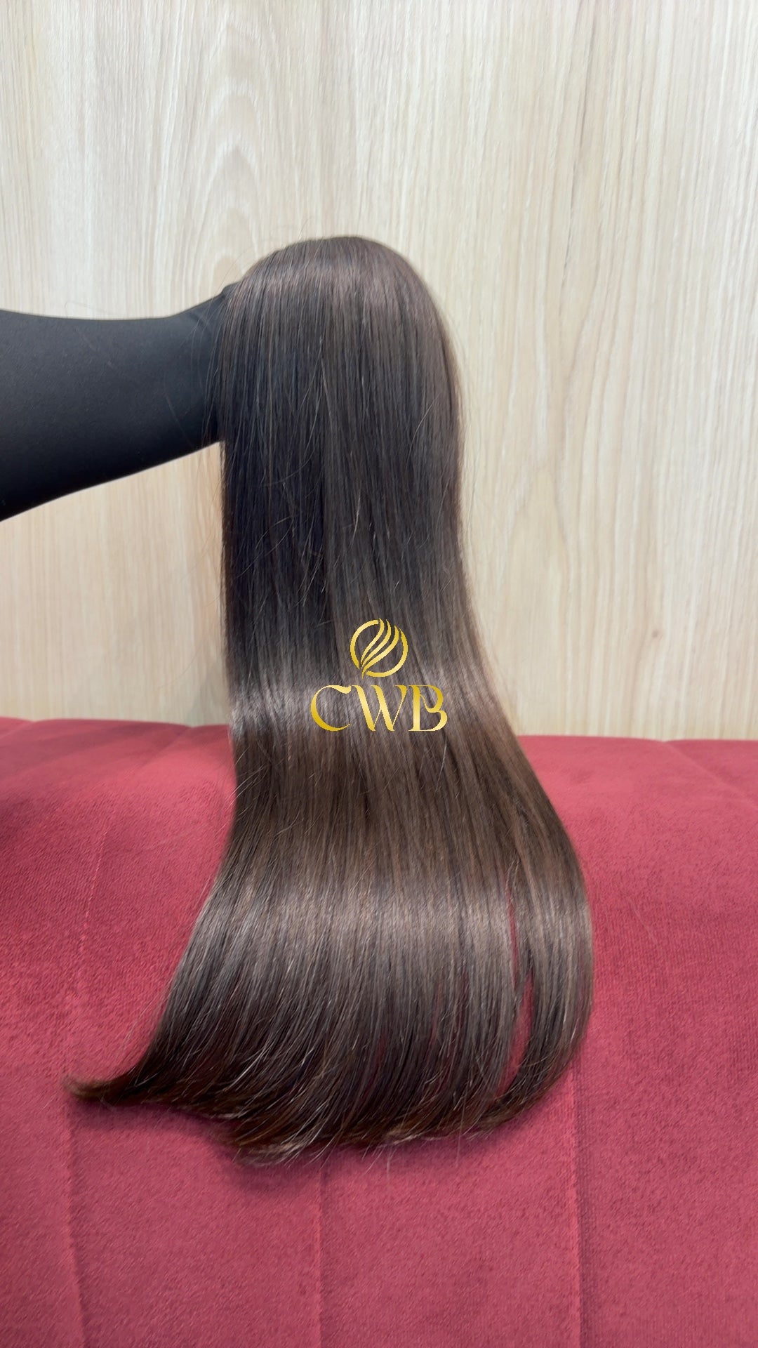Cabelo Castanho Claro 57cm 132g Brasileiro do Sul