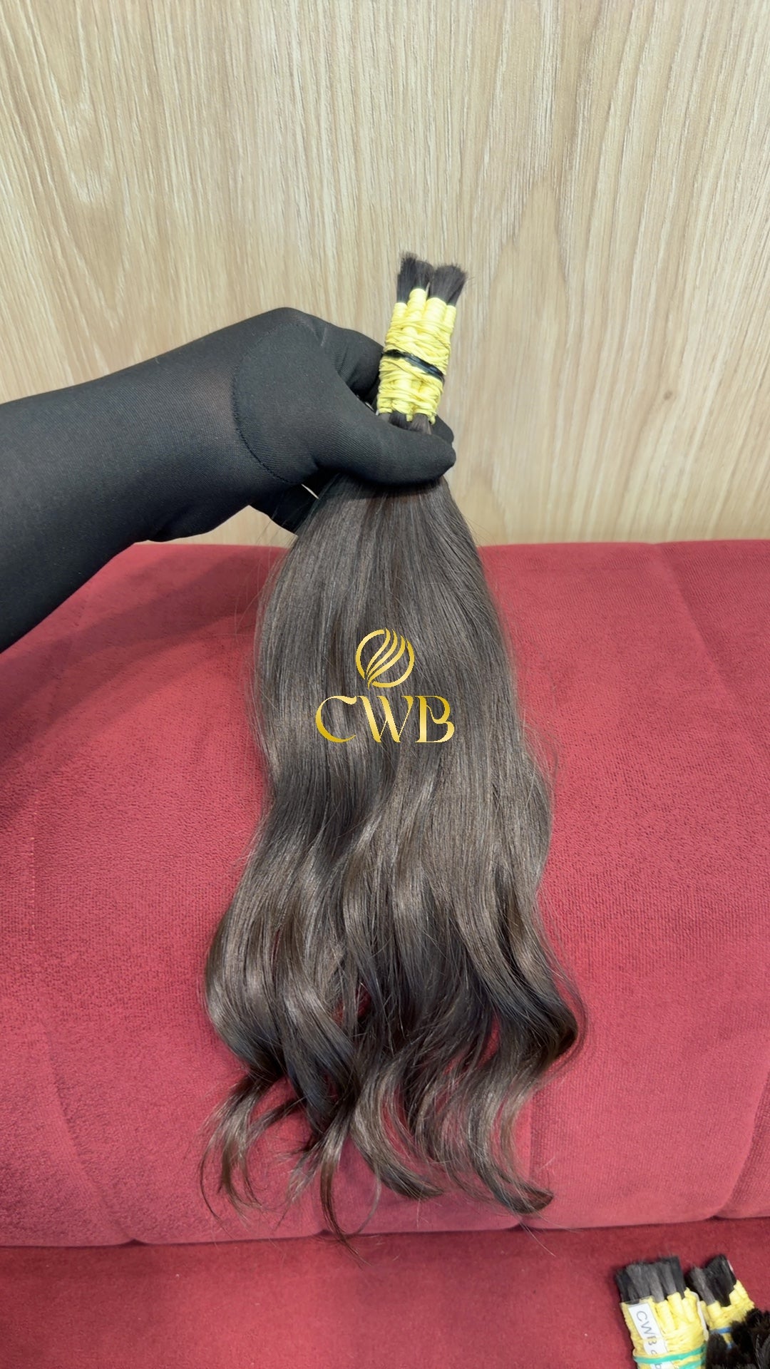 Cabelo Castanho Médio 38cm 64g Brasileiro do Sul