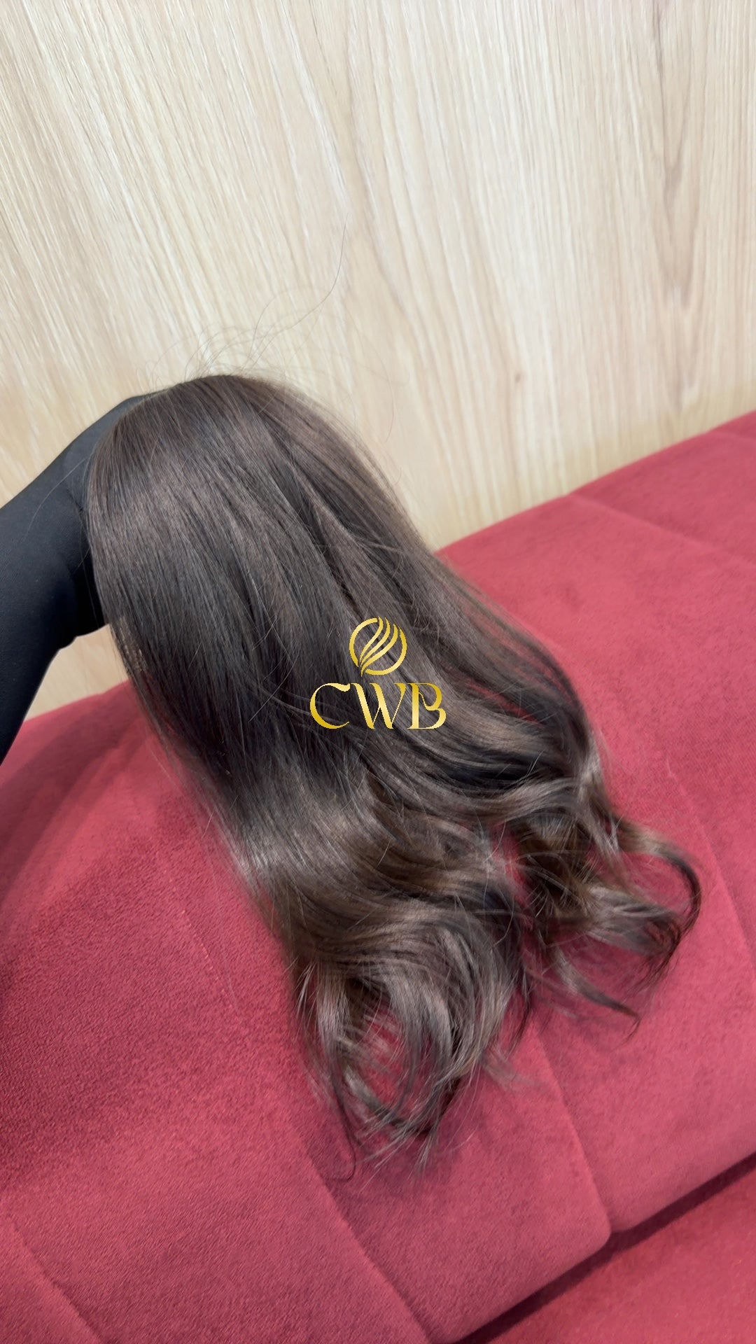 Cabelo Castanho Médio 38cm 64g Brasileiro do Sul