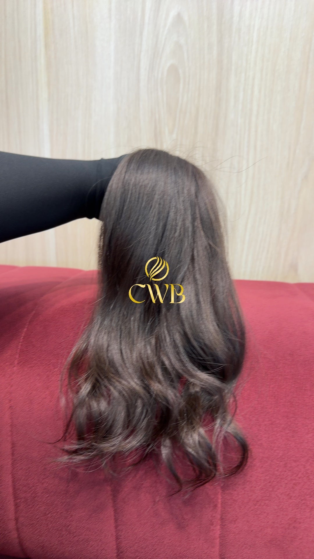 Cabelo Castanho Médio 38cm 64g Brasileiro do Sul