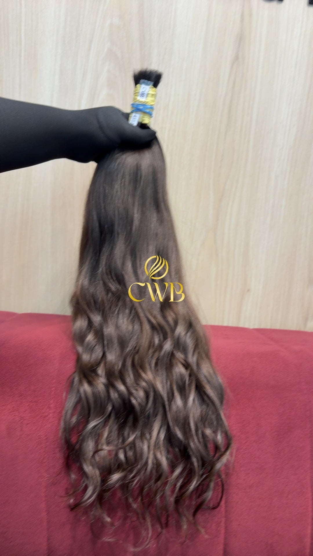 Cabelo Castanho Claro 60cm 185g Brasileiro do Sul