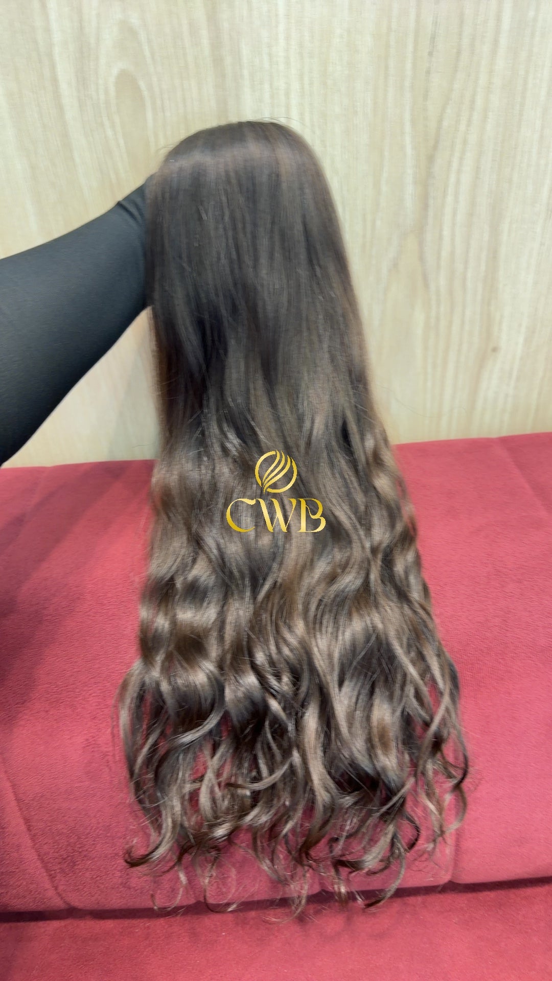 Cabelo Castanho Claro 60cm 185g Brasileiro do Sul