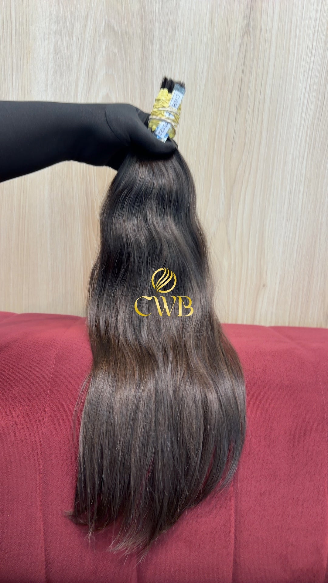 Cabelo Castanho Claro 54cm 181g Brasileiro do Sul