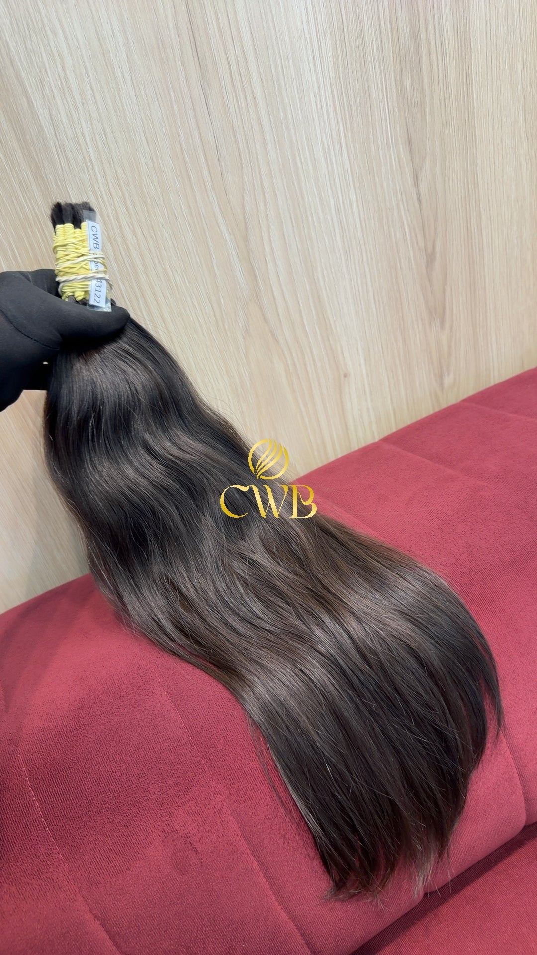 Cabelo Castanho Claro 54cm 181g Brasileiro do Sul