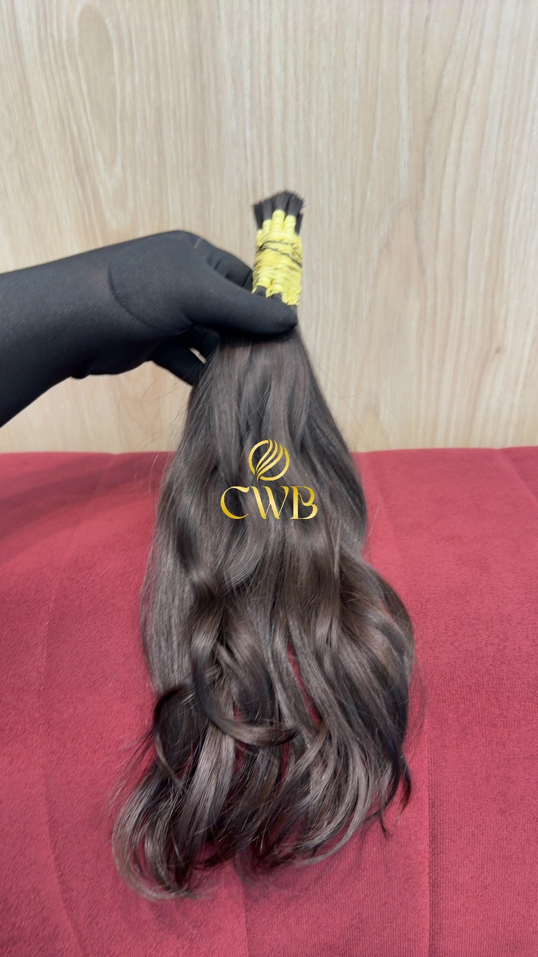 Cabelo Castanho Médio 38cm 70g Brasileiro do Sul
