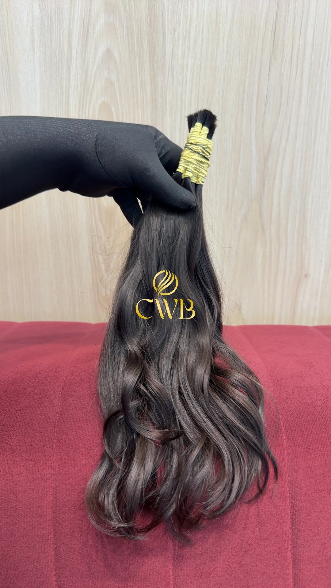 Cabelo Castanho Médio 38cm 70g Brasileiro do Sul