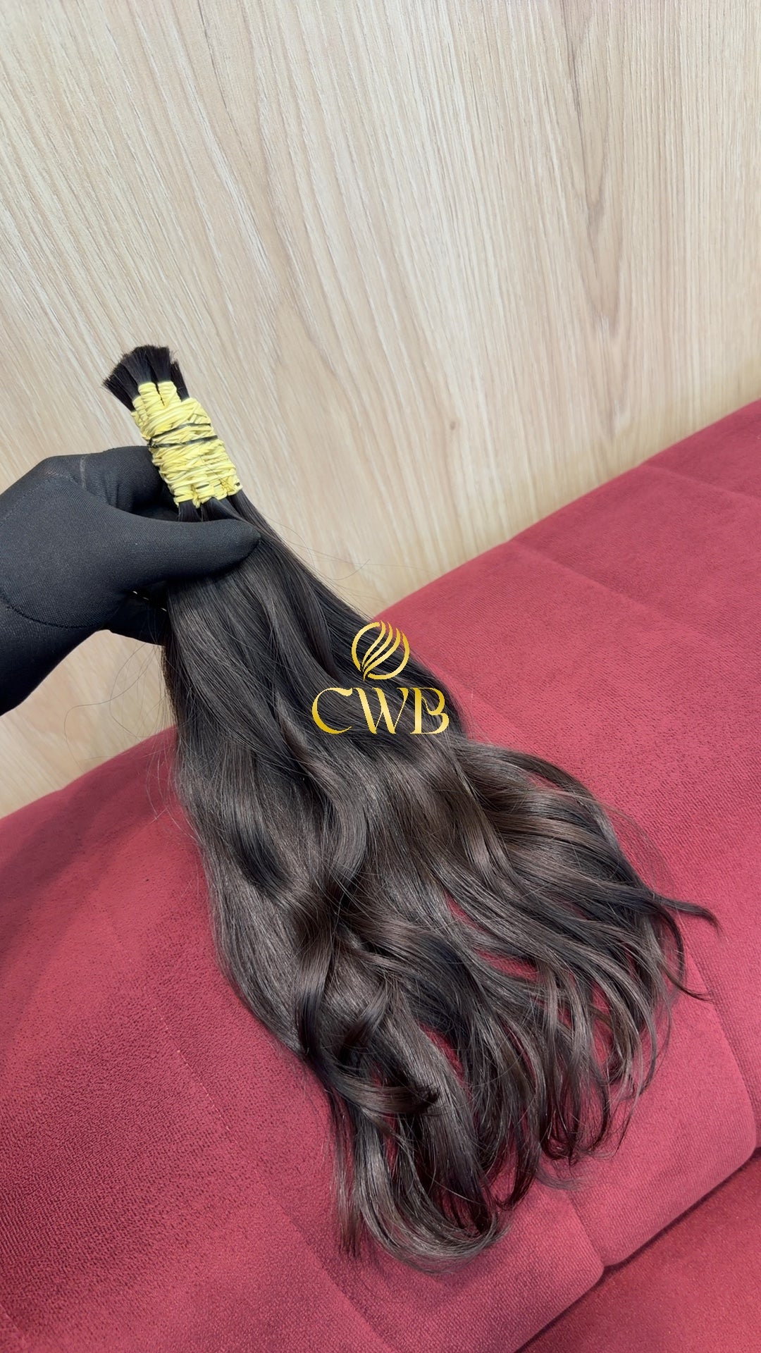 Cabelo Castanho Médio 38cm 70g Brasileiro do Sul