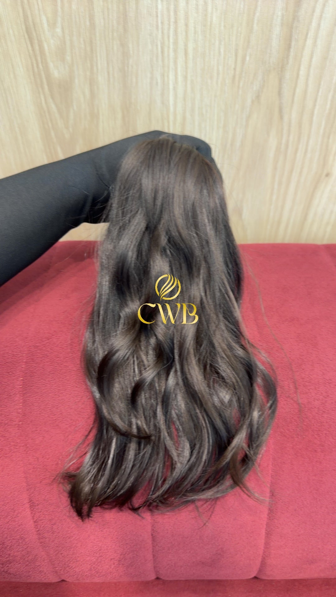 Cabelo Castanho Médio 38cm 70g Brasileiro do Sul