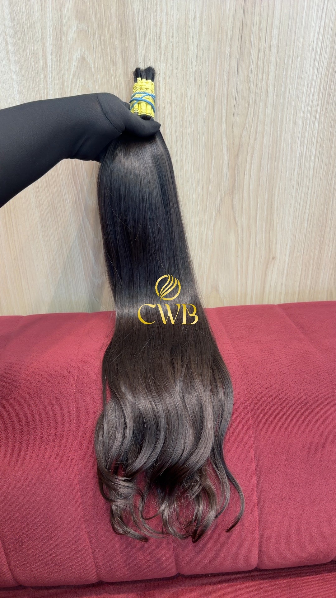 Cabelo Castanho Médio 63cm 164g Brasileiro do Sul