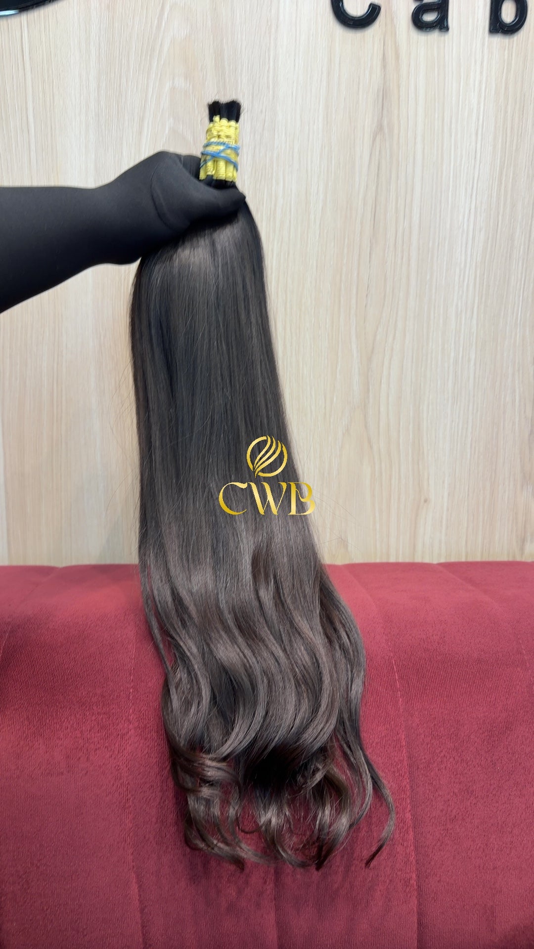 Cabelo Castanho Médio 63cm 164g Brasileiro do Sul