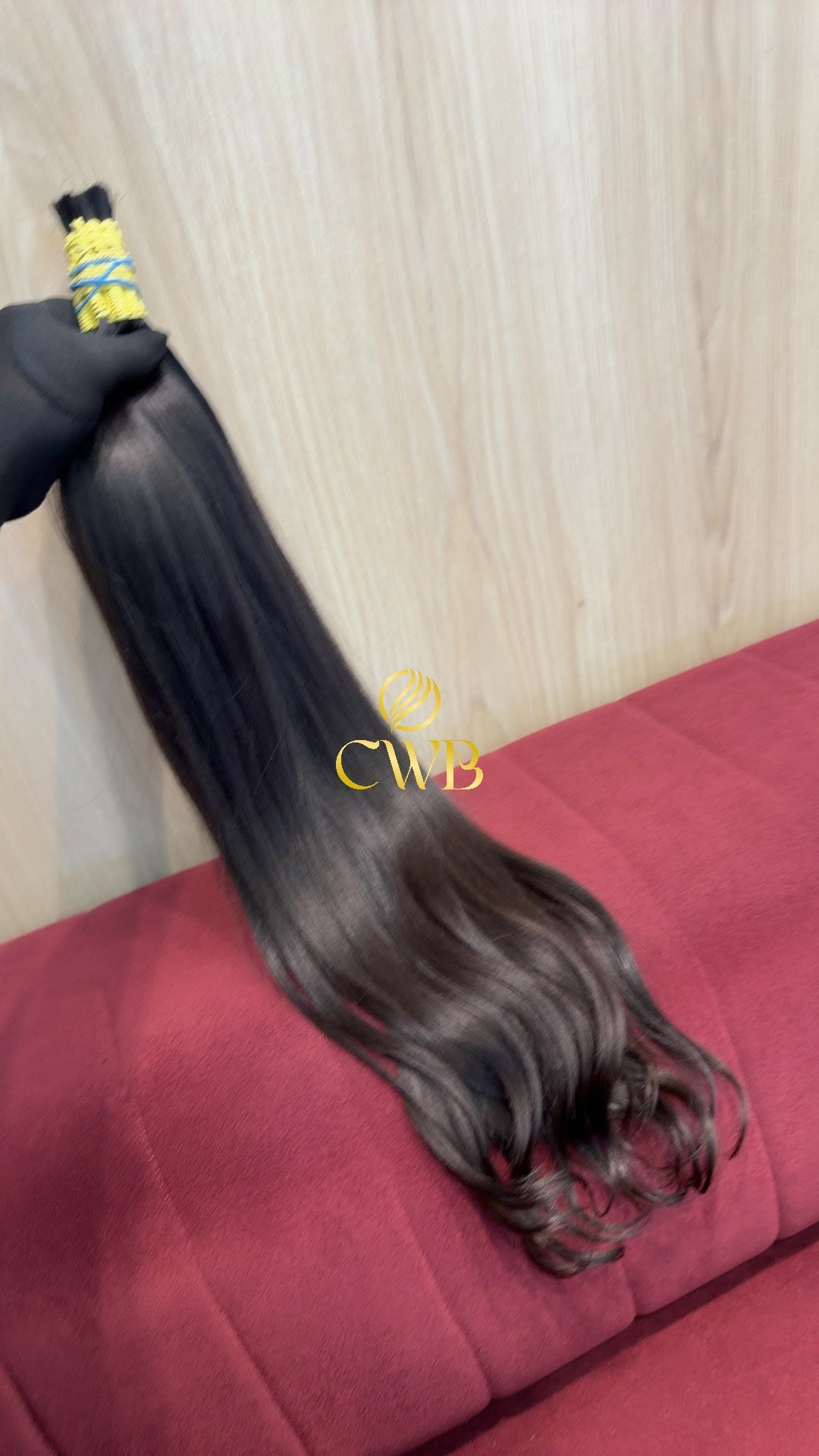 Cabelo Castanho Médio 63cm 164g Brasileiro do Sul