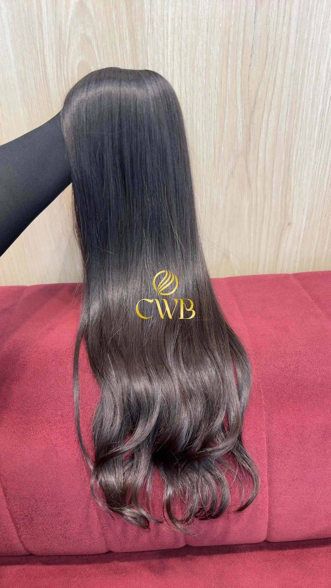 Cabelo Castanho Médio 63cm 164g Brasileiro do Sul