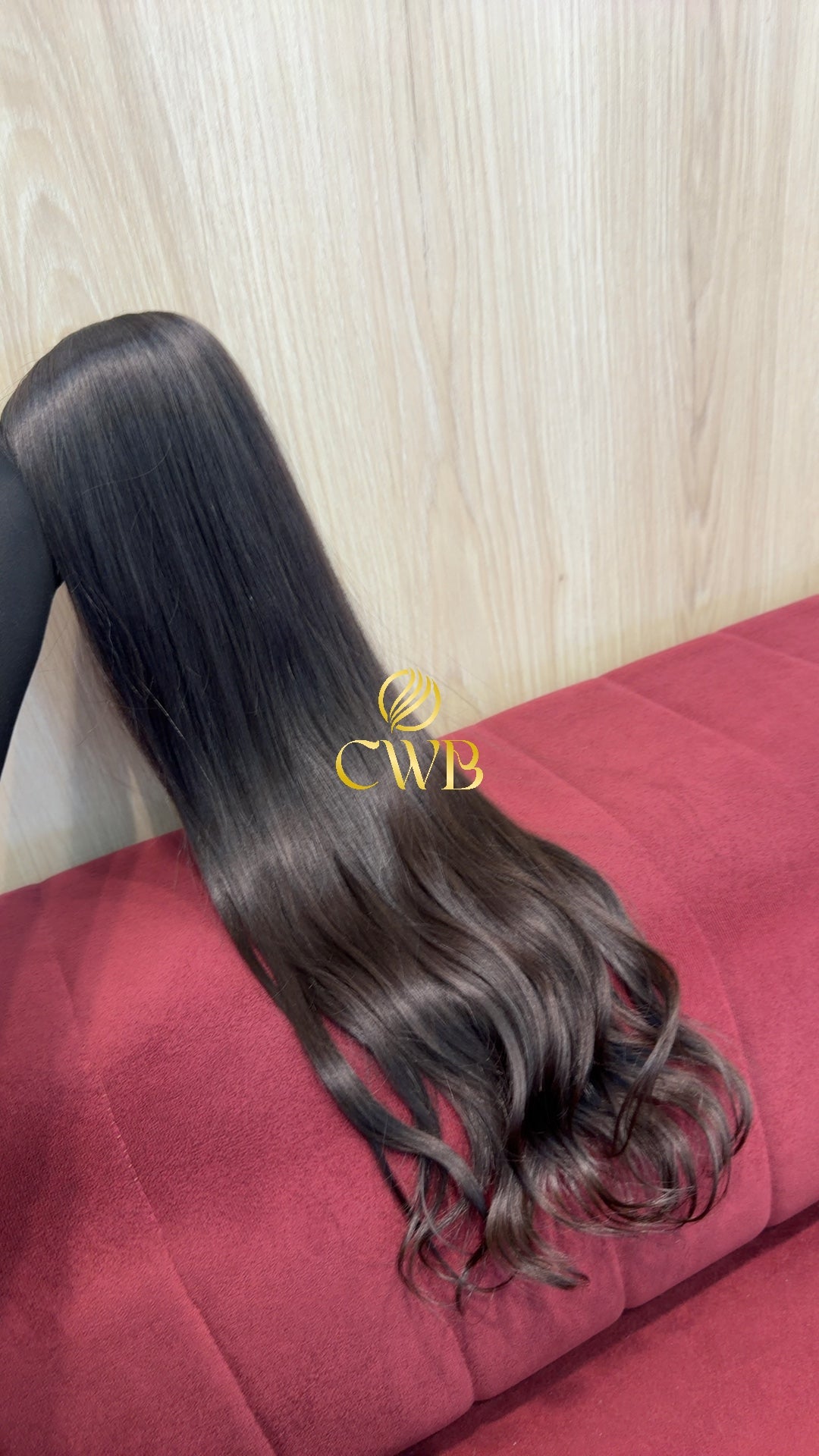 Cabelo Castanho Médio 63cm 164g Brasileiro do Sul