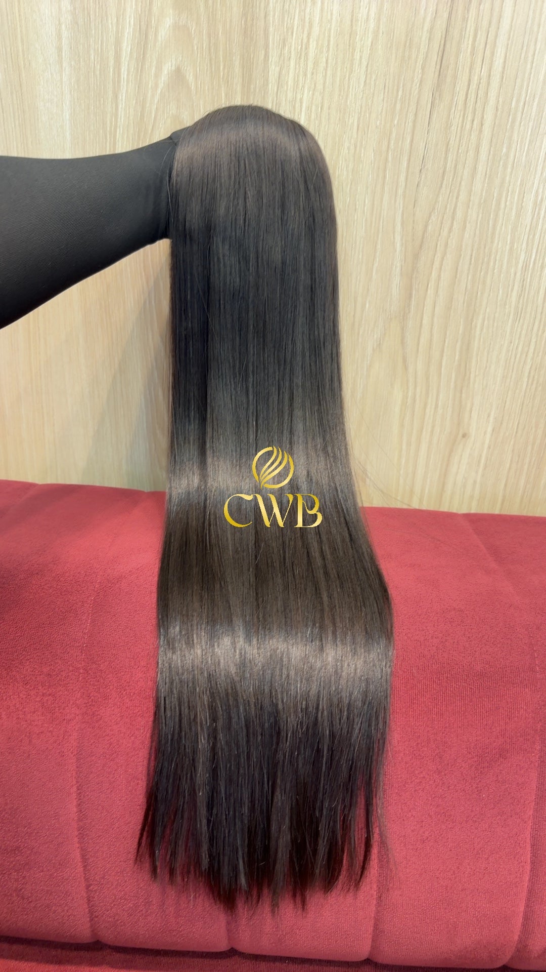 Cabelo Castanho Escuro 68cm 160g Brasileiro do Sul