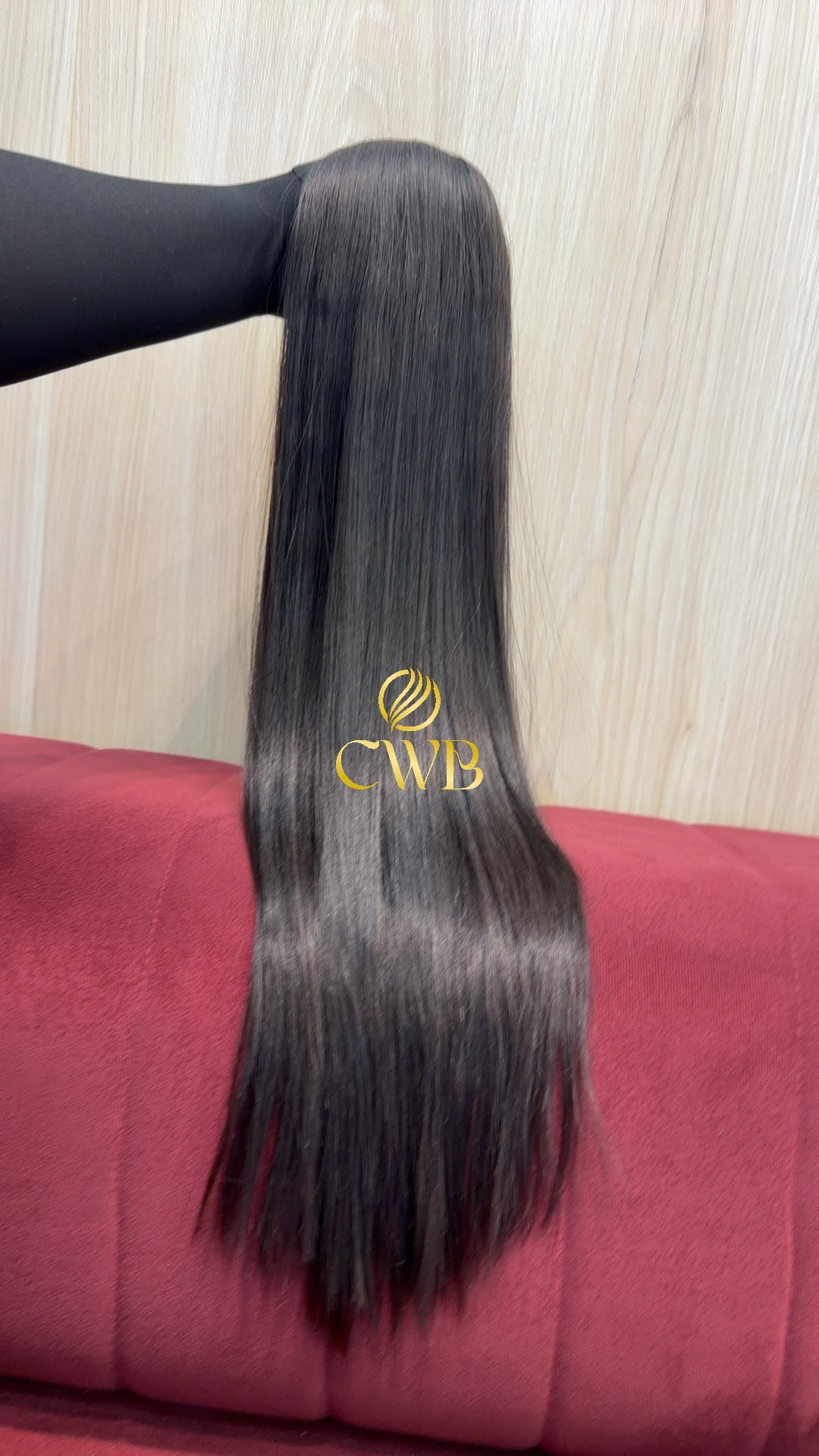 Cabelo Castanho Escuro 68cm 160g Brasileiro do Sul
