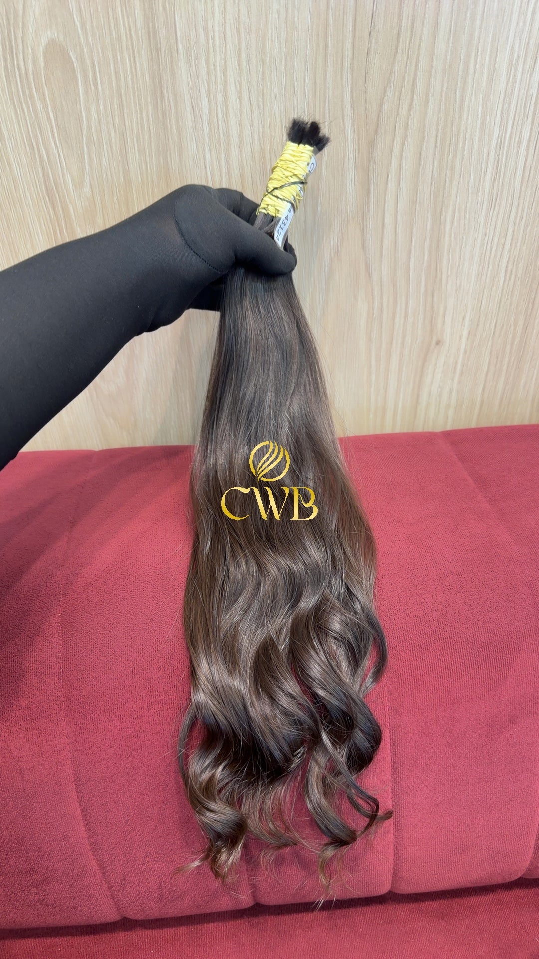 Cabelo Castanho Claro 49cm 84g Brasileiro do Sul