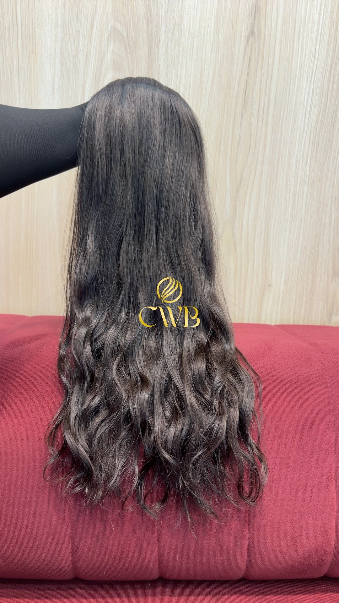 Cabelo Castanho Escuro 60cm 207g Brasileiro do Sul