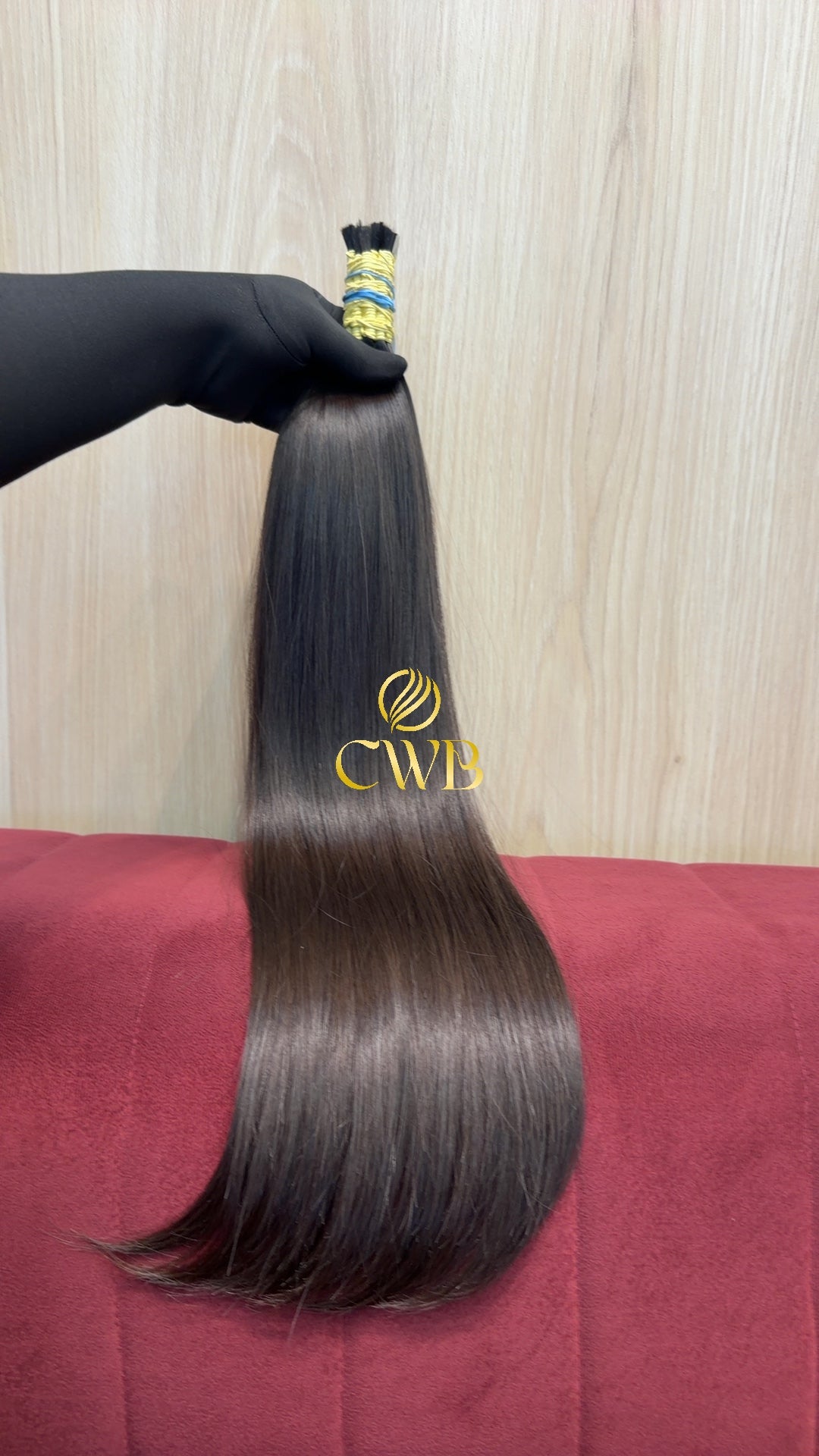 Cabelo Castanho Claro 62cm 132g Brasileiro do Sul