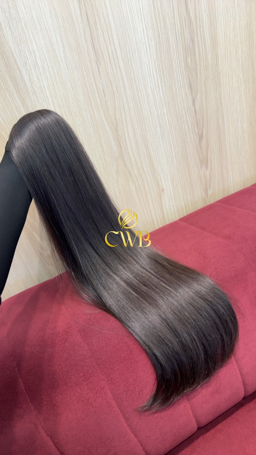 Cabelo Castanho Claro 62cm 132g Brasileiro do Sul