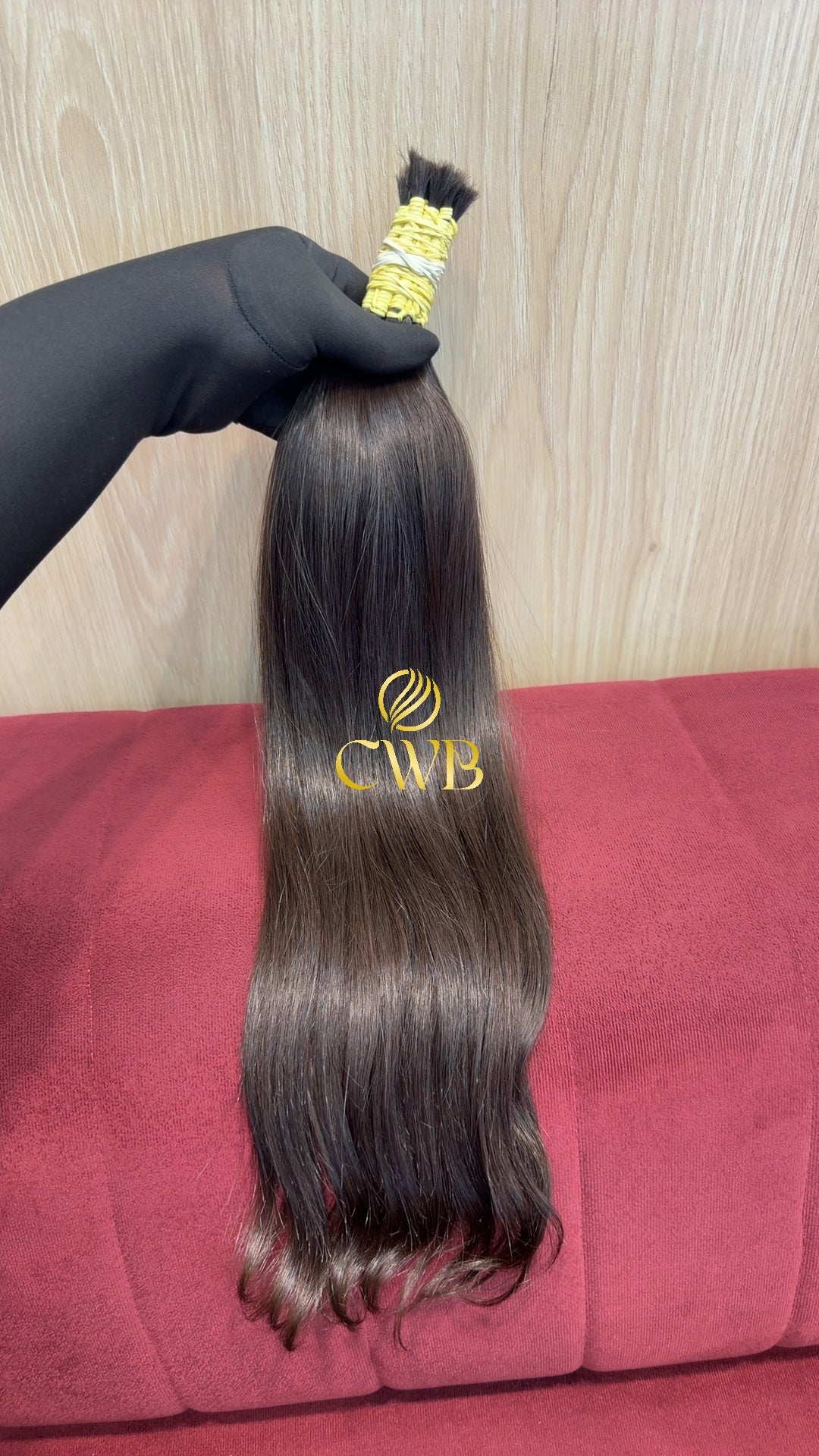 Cabelo Castanho Claro 53cm 94g Brasileiro do Sul