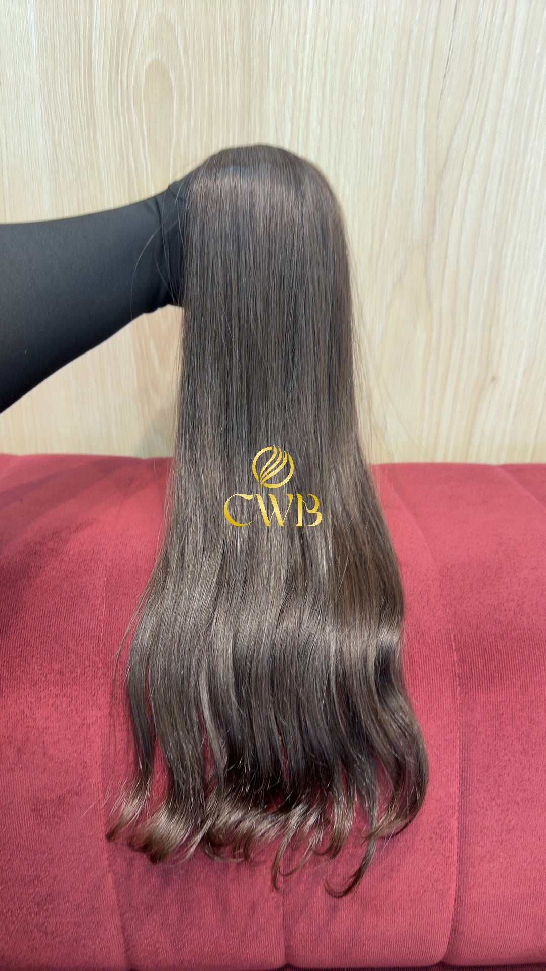 Cabelo Castanho Claro 53cm 94g Brasileiro do Sul