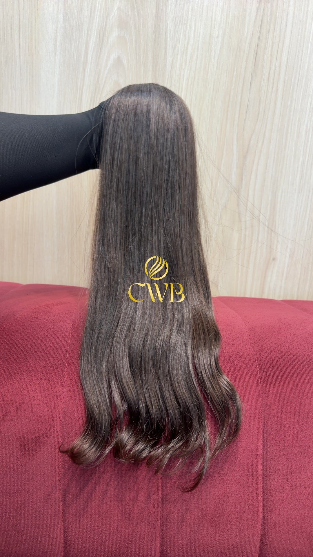 Cabelo Castanho Claro 53cm 94g Brasileiro do Sul