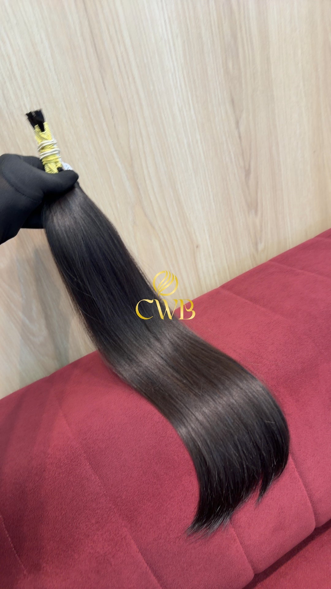 Cabelo Castanho Médio 54cm 62g Brasileiro do Sul
