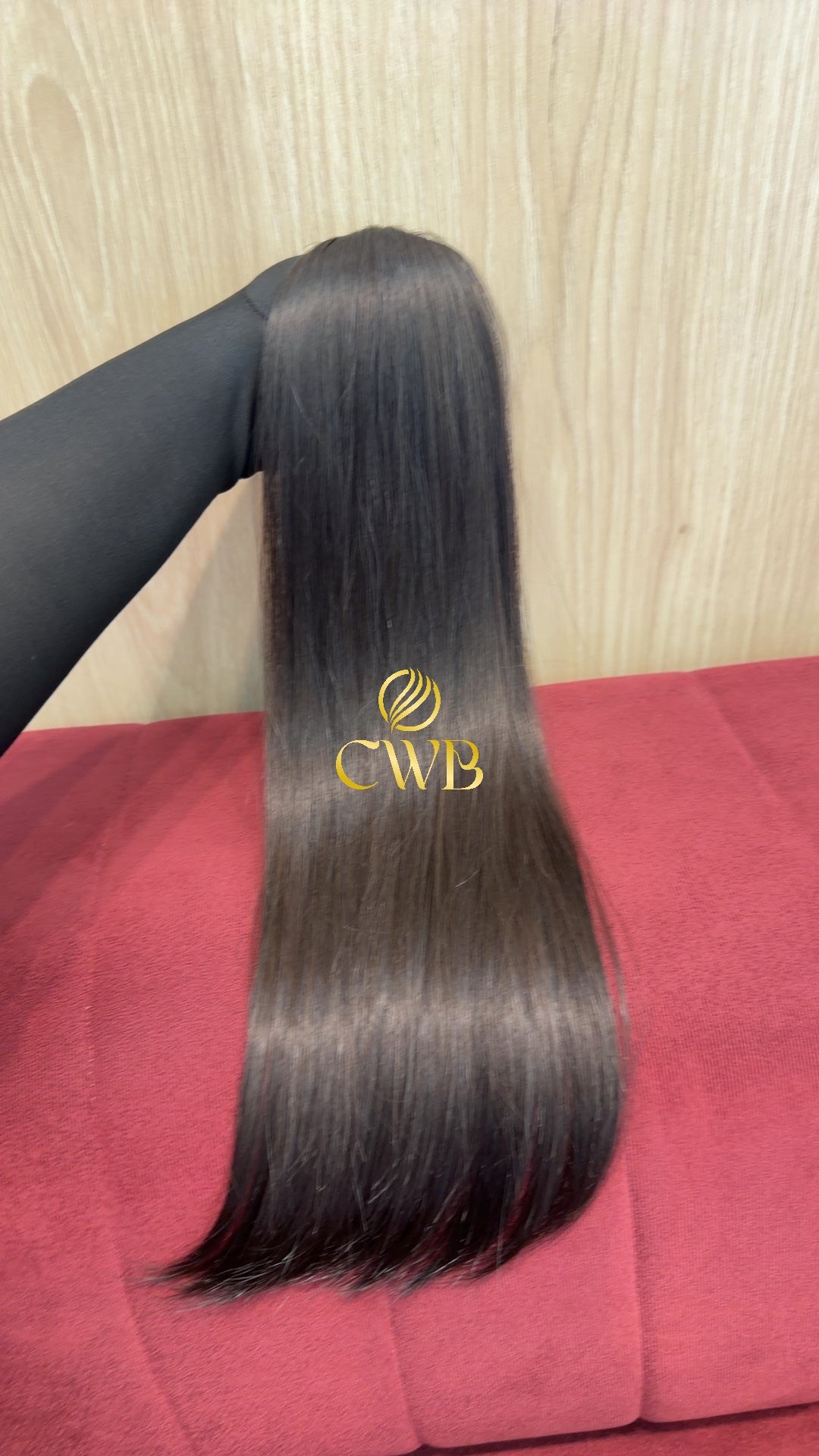 Cabelo Castanho Médio 54cm 62g Brasileiro do Sul
