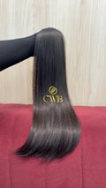Cabelo Castanho Médio 54cm 62g Brasileiro do Sul