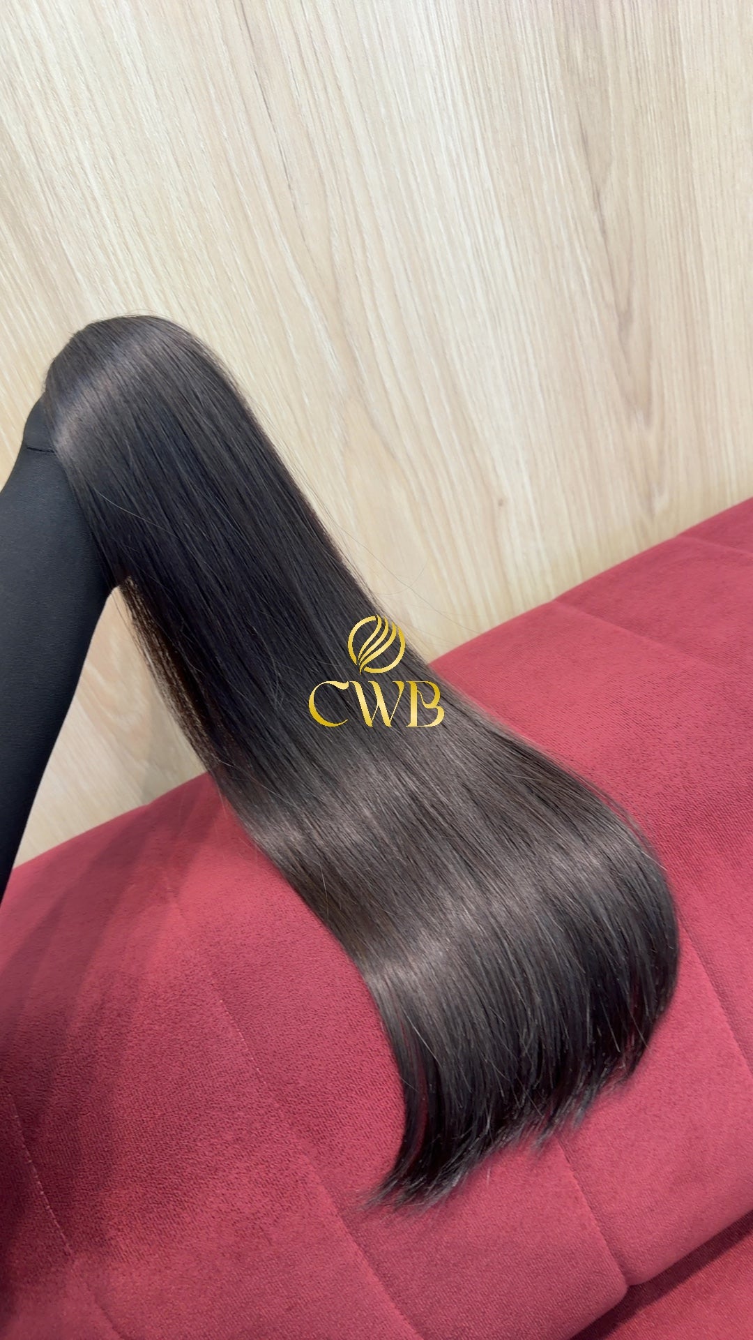 Cabelo Castanho Médio 54cm 62g Brasileiro do Sul