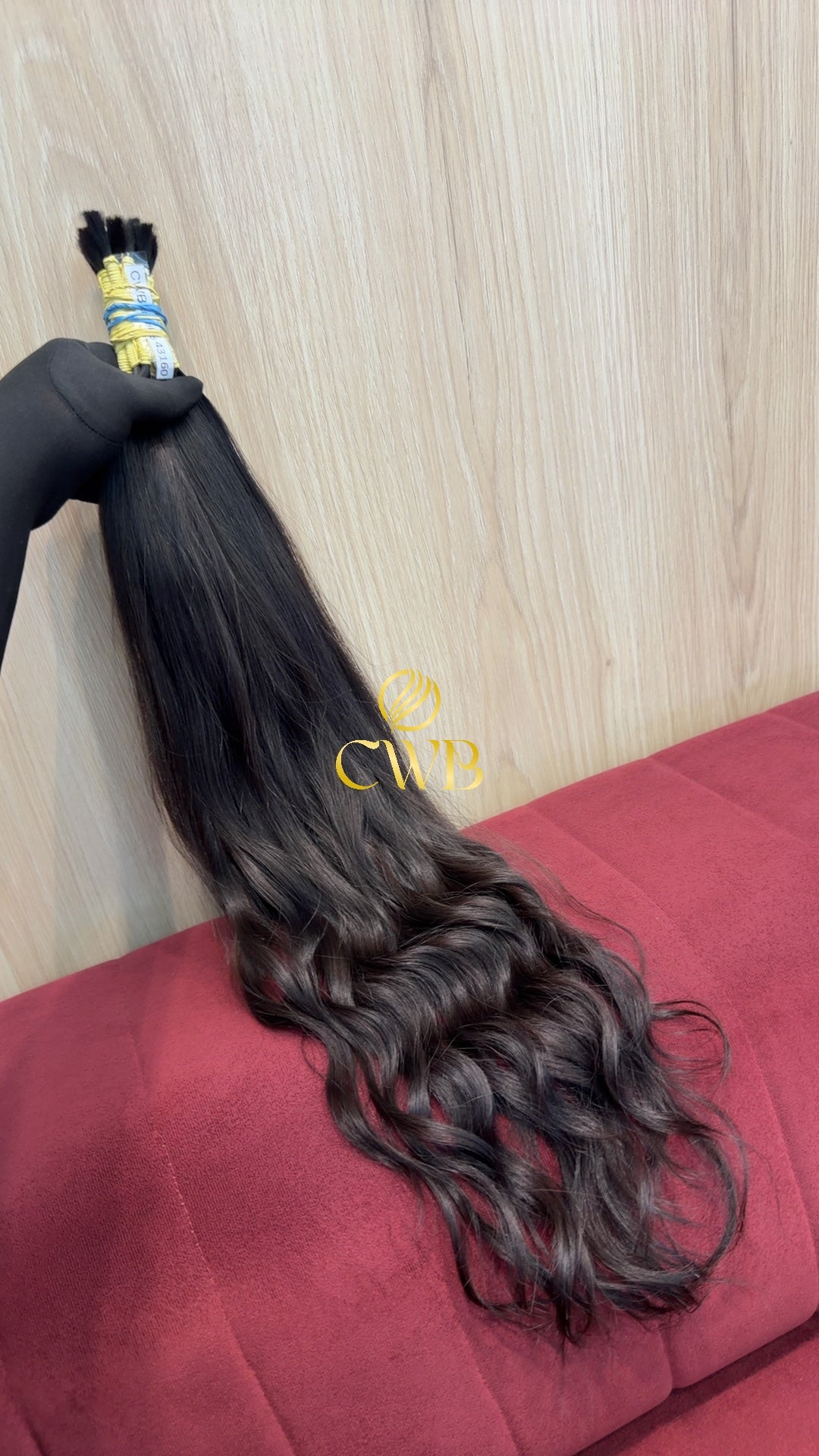 Cabelo Castanho Escuro 68cm 141g Brasileiro do Sul