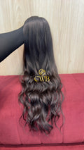 Cabelo Castanho Escuro 68cm 141g Brasileiro do Sul