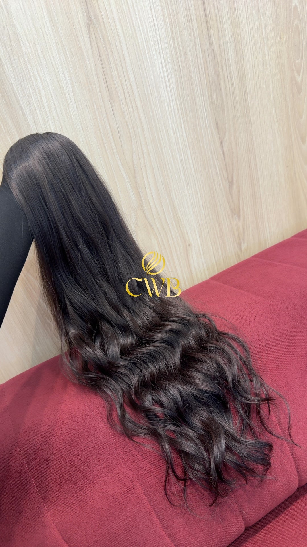 Cabelo Castanho Escuro 68cm 141g Brasileiro do Sul