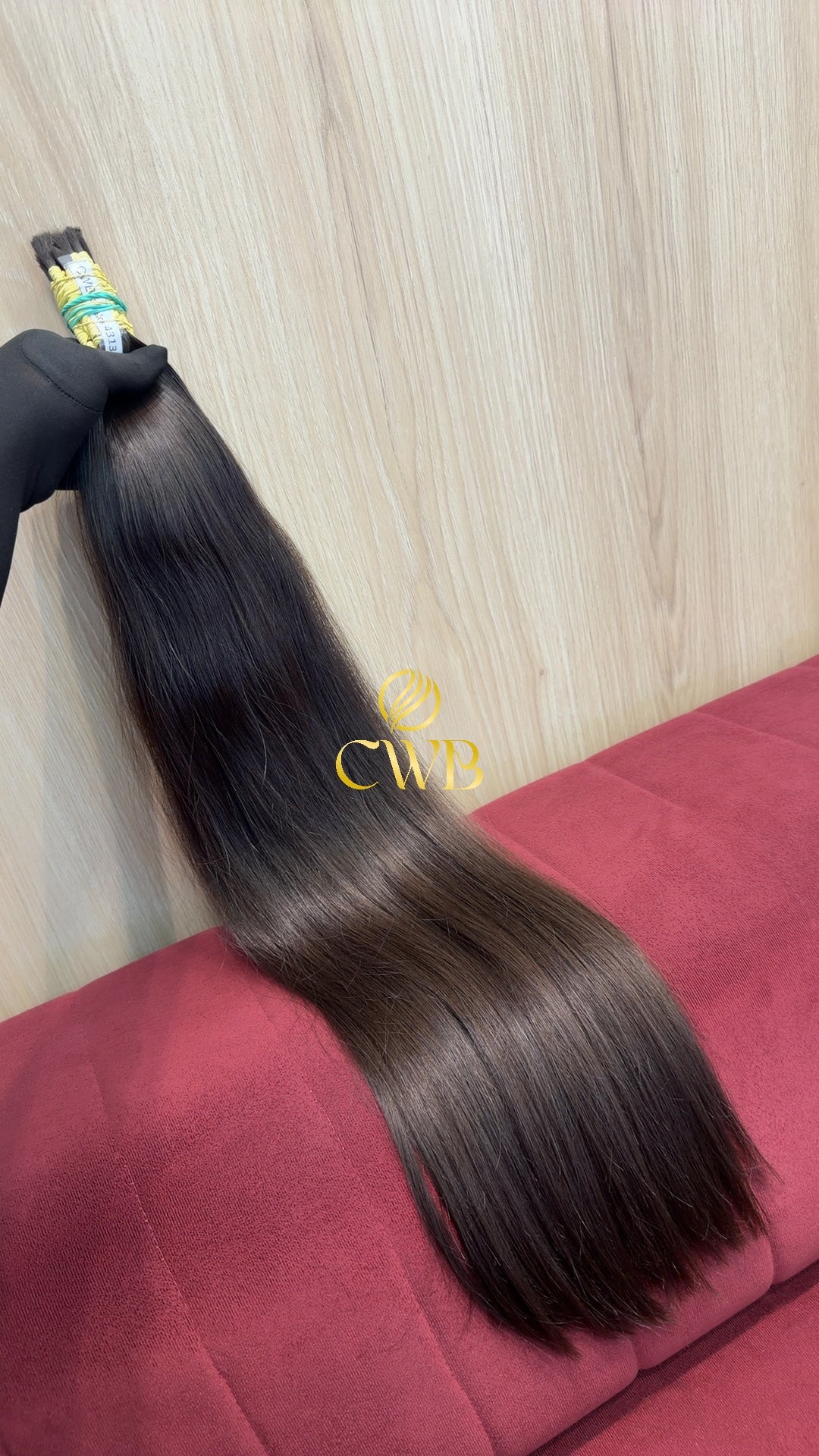 Cabelo Castanho Claro 77cm 193g Brasileiro do Sul
