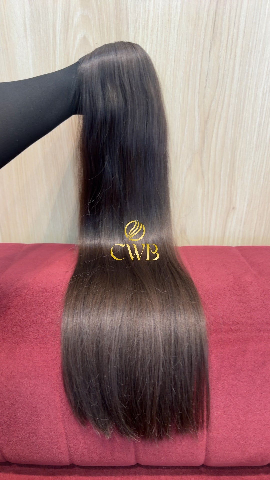 Cabelo Castanho Claro 77cm 193g Brasileiro do Sul