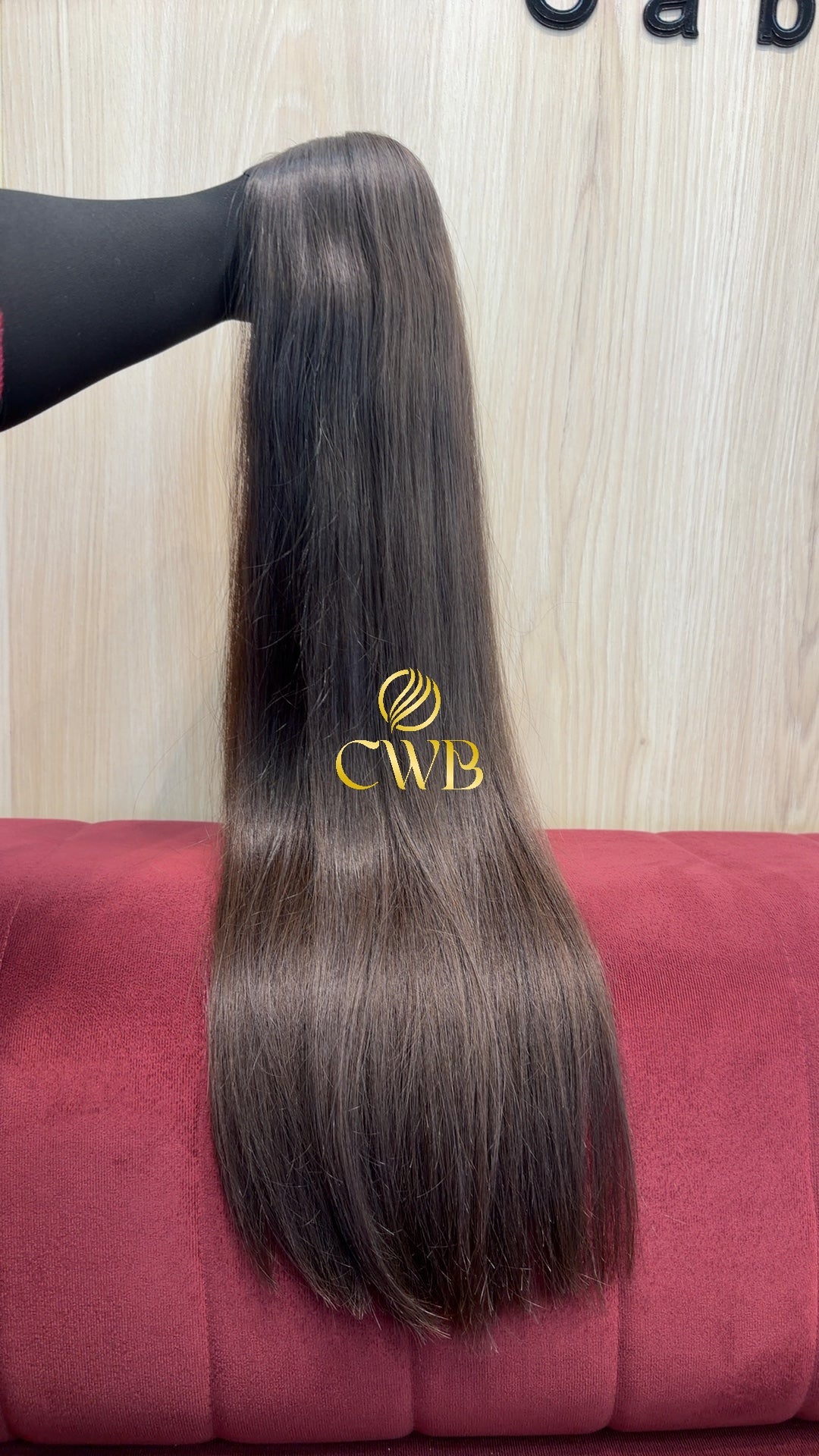 Cabelo Castanho Claro 77cm 193g Brasileiro do Sul