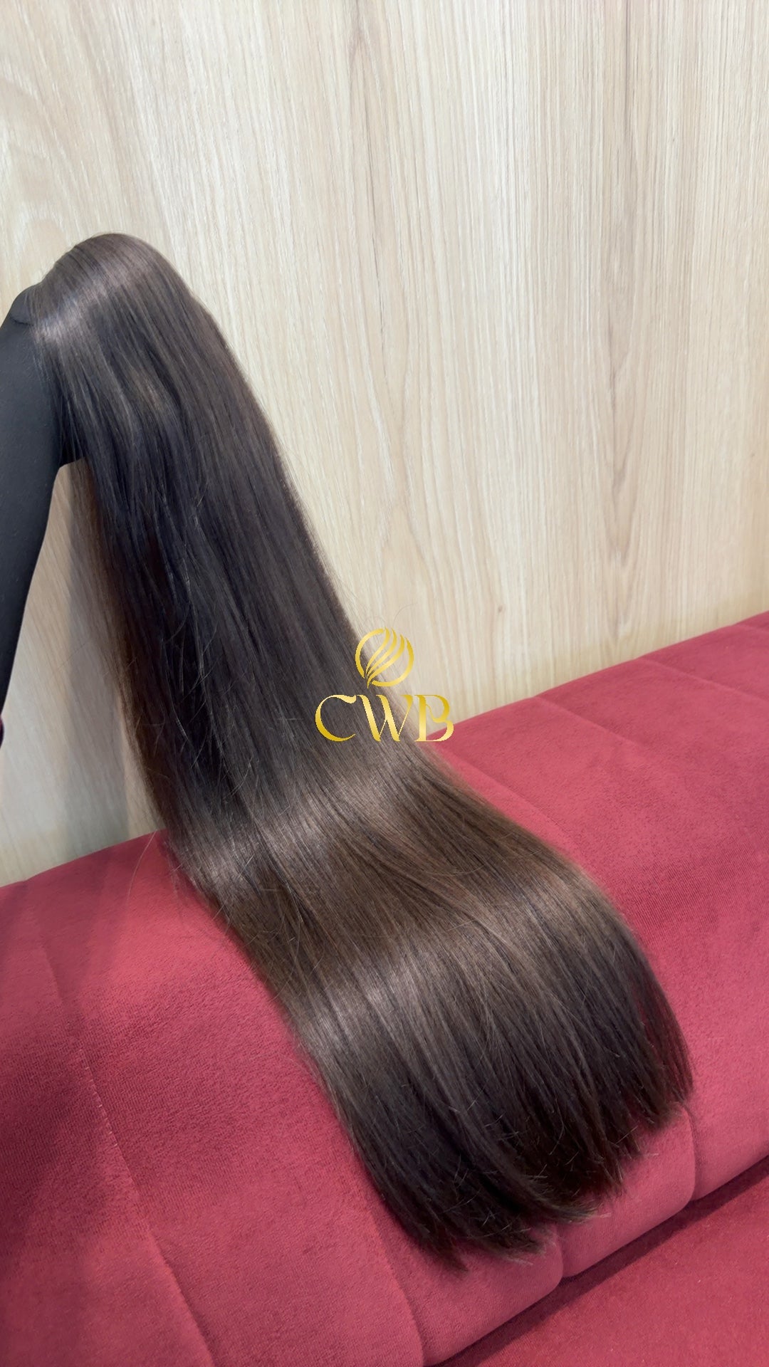 Cabelo Castanho Claro 77cm 193g Brasileiro do Sul