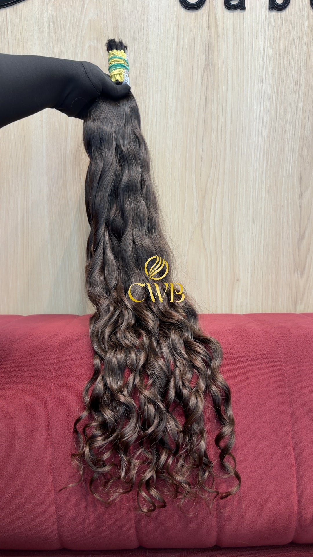 Cabelo Castanho Médio 71cm 180g Brasileiro do Sul