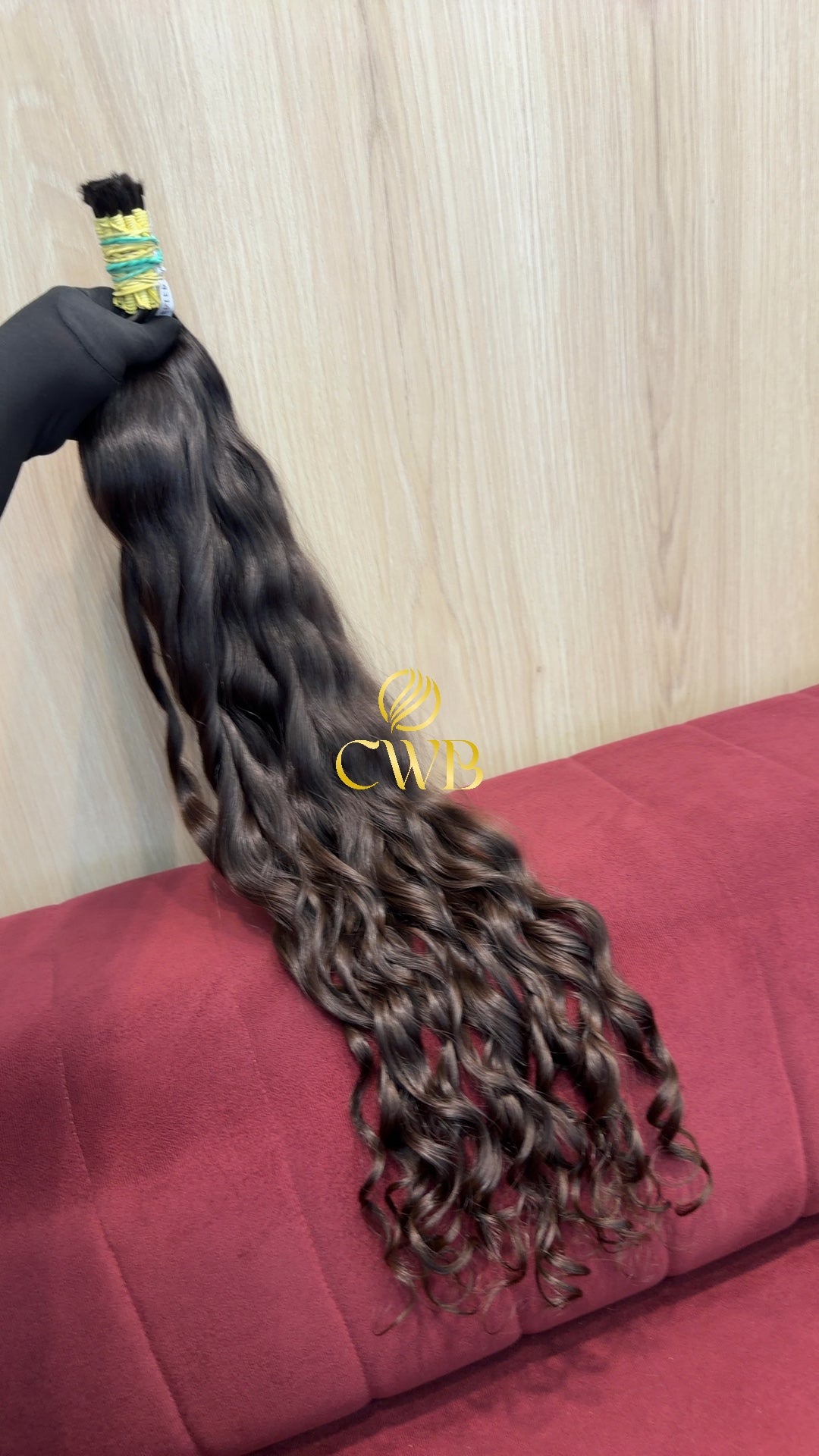 Cabelo Castanho Médio 71cm 180g Brasileiro do Sul