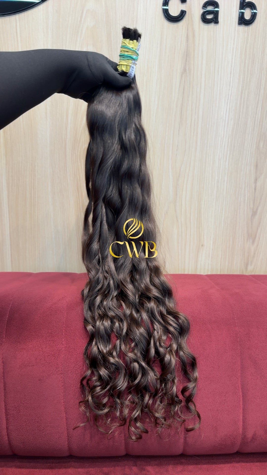 Cabelo Castanho Médio 71cm 180g Brasileiro do Sul
