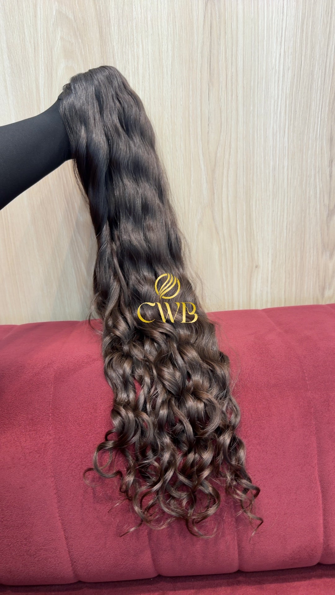 Cabelo Castanho Médio 71cm 180g Brasileiro do Sul