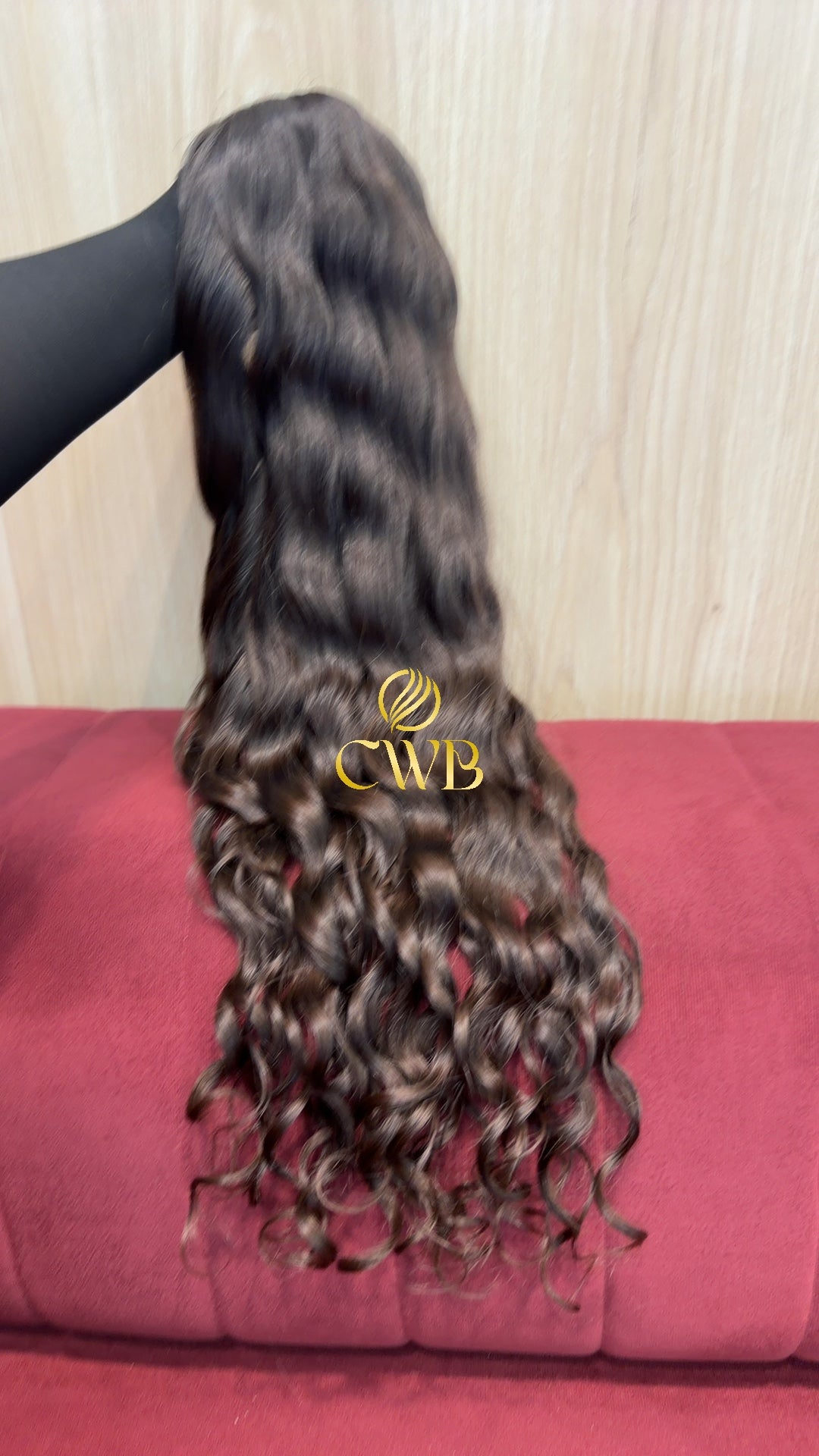 Cabelo Castanho Médio 71cm 180g Brasileiro do Sul