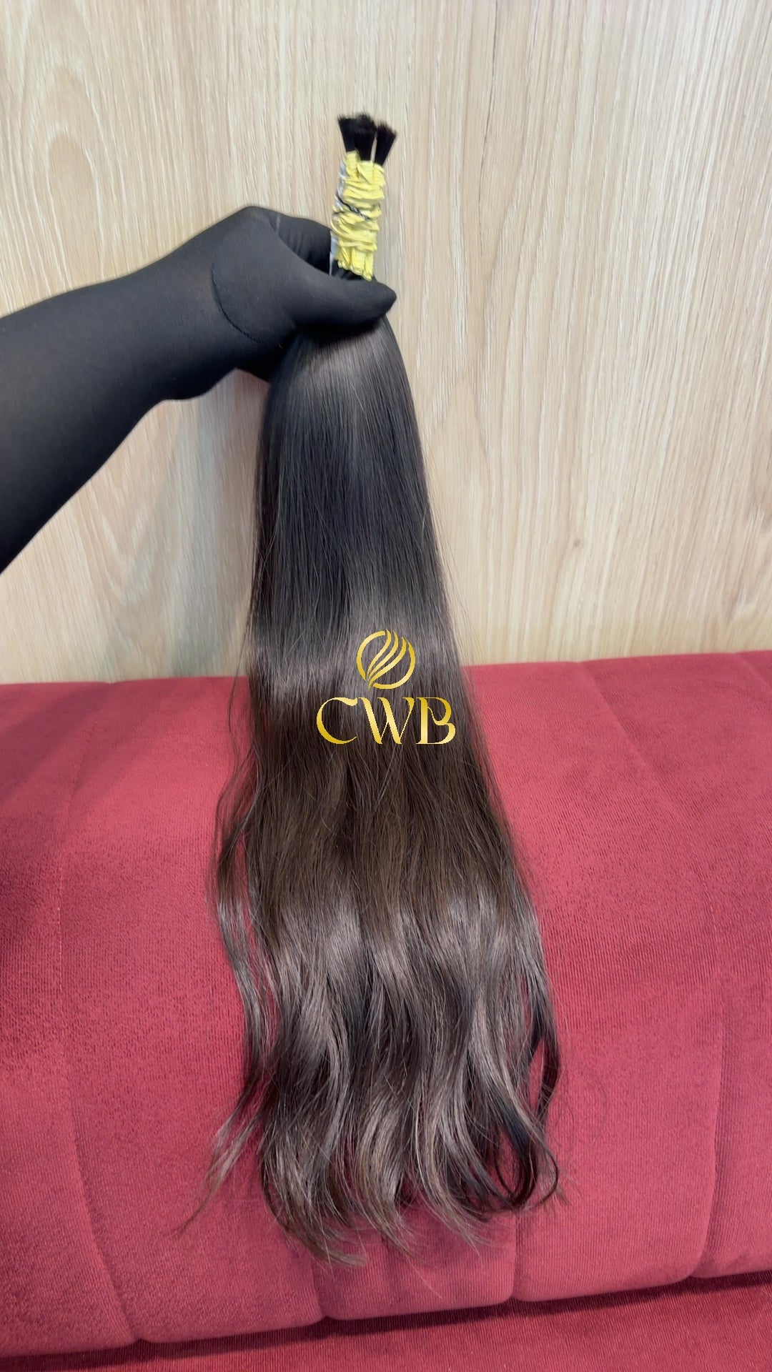 Cabelo Castanho Médio 56cm 76g Brasileiro do Sul