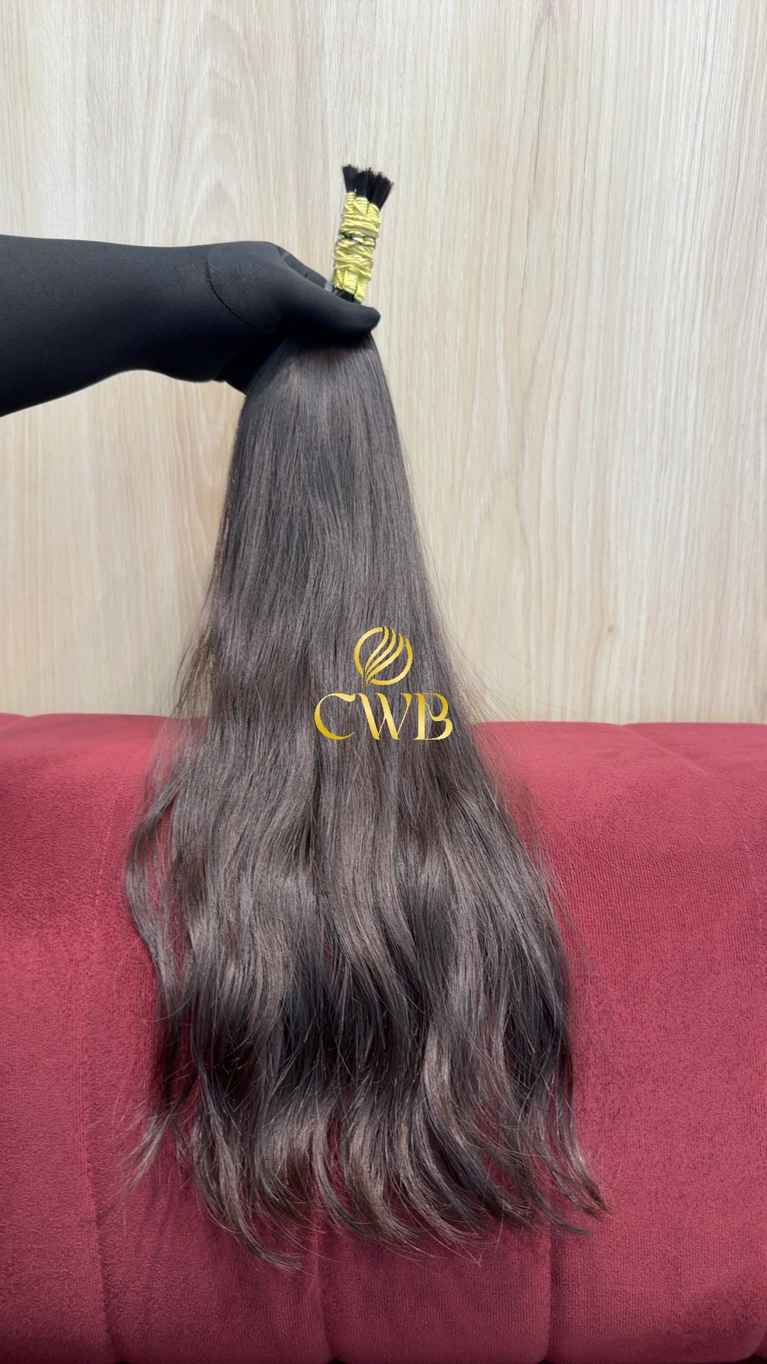 Cabelo Castanho Médio 56cm 76g Brasileiro do Sul
