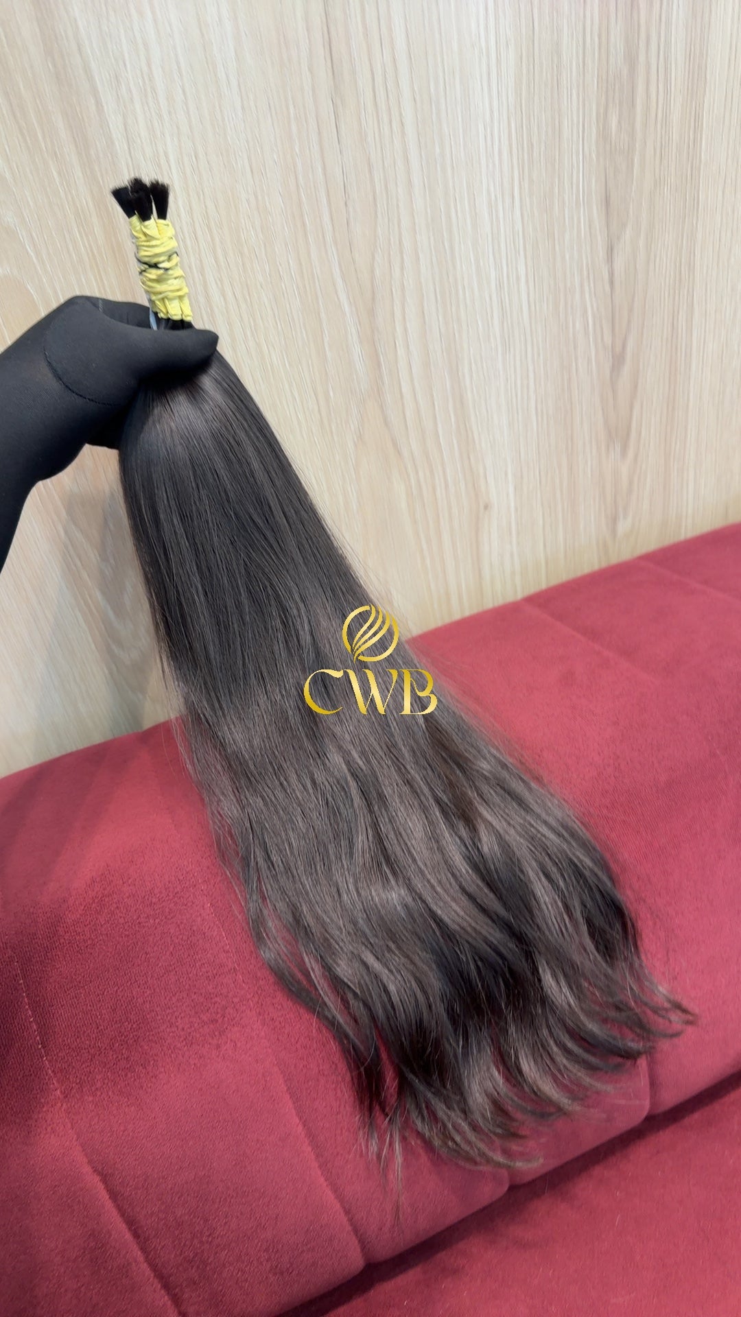 Cabelo Castanho Médio 56cm 76g Brasileiro do Sul